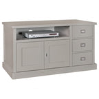 TV-Sideboard Island 06 - 125x50x65H cm - 3 Schubladen - 2 Flügeltüren - mit TV-Kabelloch