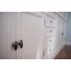 TV Bücherregal Malta - 400x43x240H cm - 6 Flügeltüren - 8 Schubladen - Kino-Wand