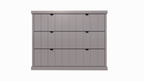 Kommode Vannes - 120x45x95H cm- 3 Soft-Close-Schubladen - modernes Design