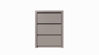 Nachttisch/Schubladenblock Vigo - 45x55x60H cm - 3 grifflose Soft-Close-Schubladen - schlankes Design