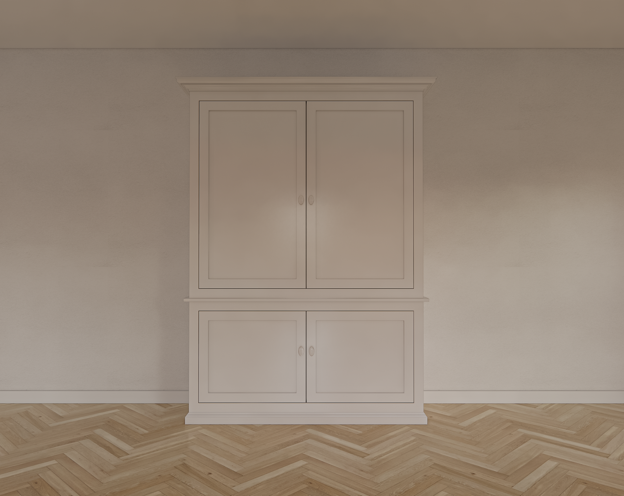 Buffetschrank Viseu -150x40x220H cm - geschlossene Türen