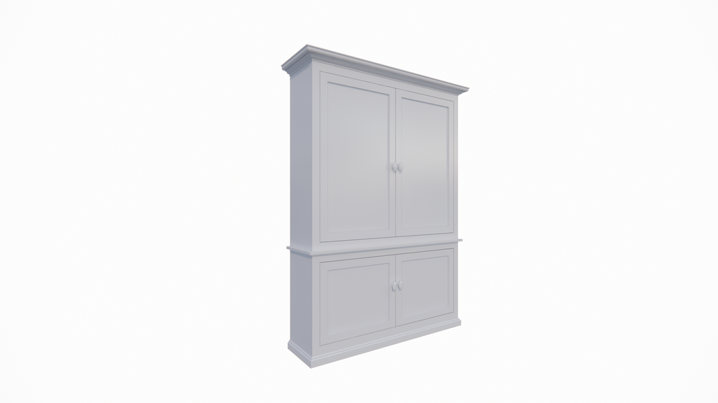 Buffetschrank Viseu -150x40x220H cm - geschlossene Türen