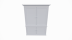 Buffetschrank Viseu -150x40x220H cm - geschlossene Türen