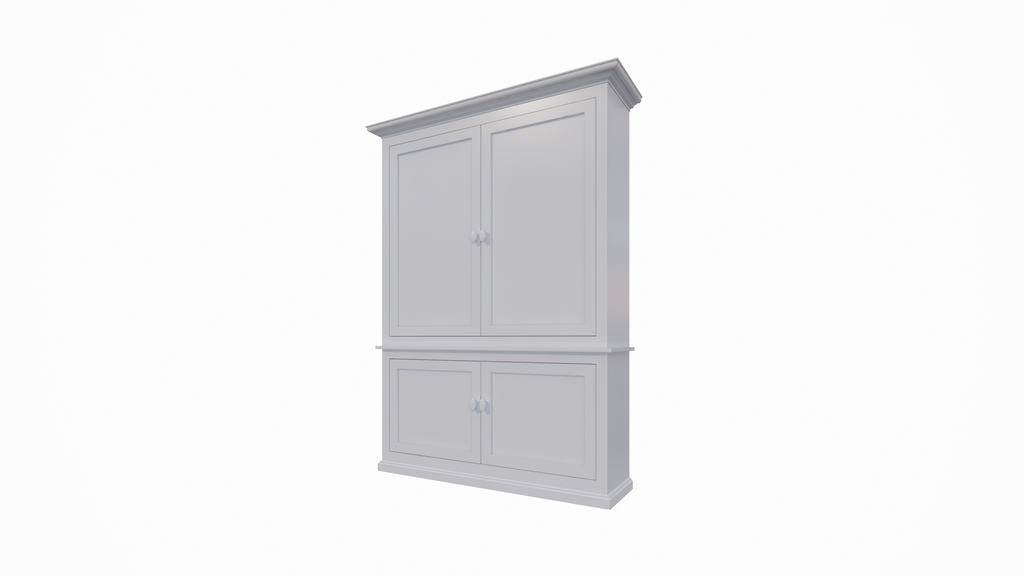 Buffetschrank Viseu -150x40x220H cm - geschlossene Türen