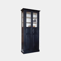 Vitrine Cape Class - 95x50x230H cm - 4 Einlegeböden - Seiten aus Glas - lange Flügeltüren - Glasvitrine - geschlossene Türen