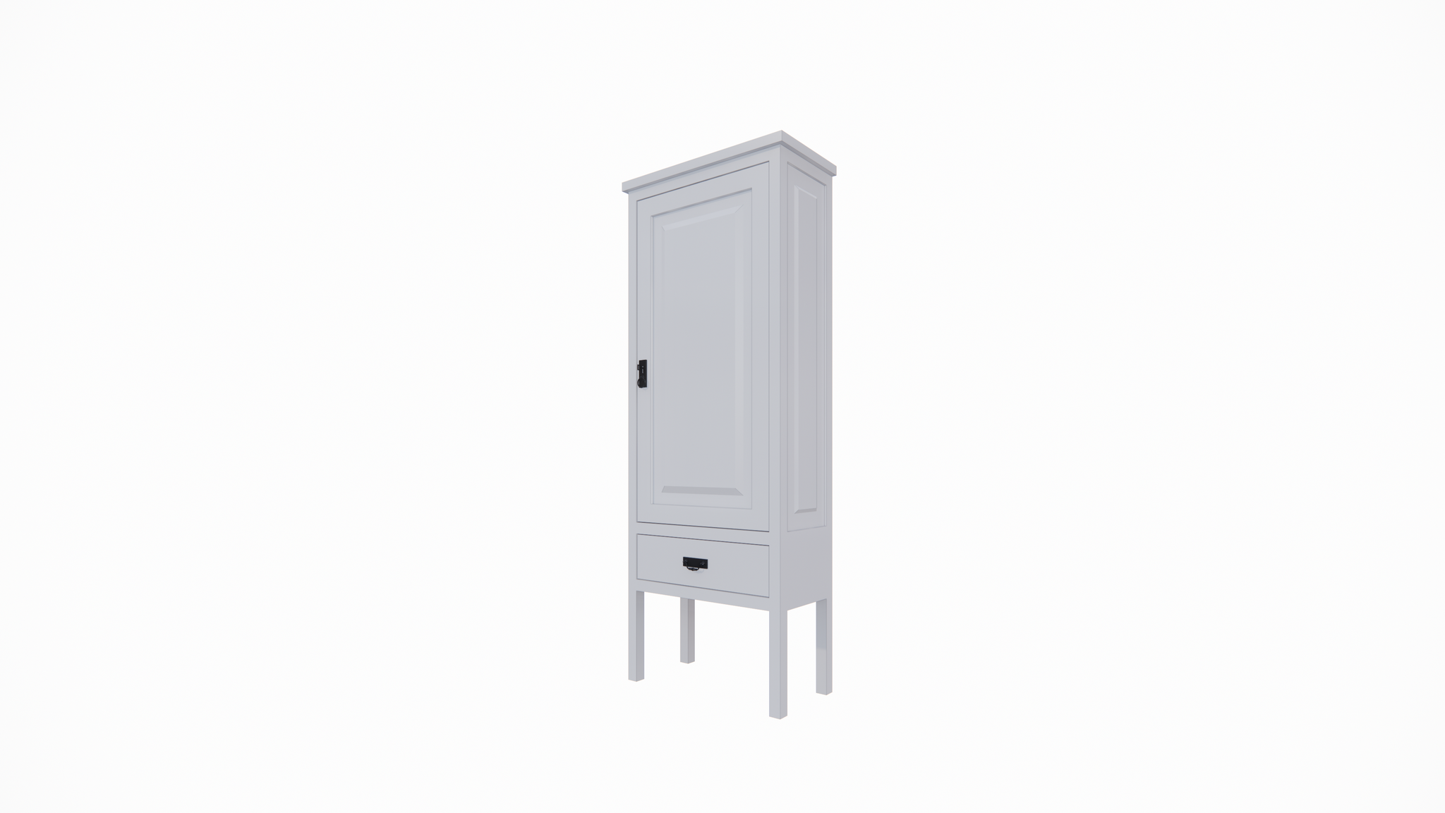 Volos Schrank - 80x40x220H cm - Schrank auf Beinen