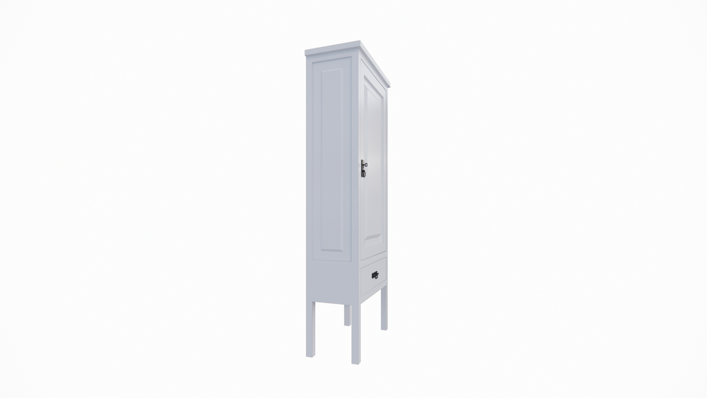 Volos Schrank - 80x40x220H cm - Schrank auf Beinen