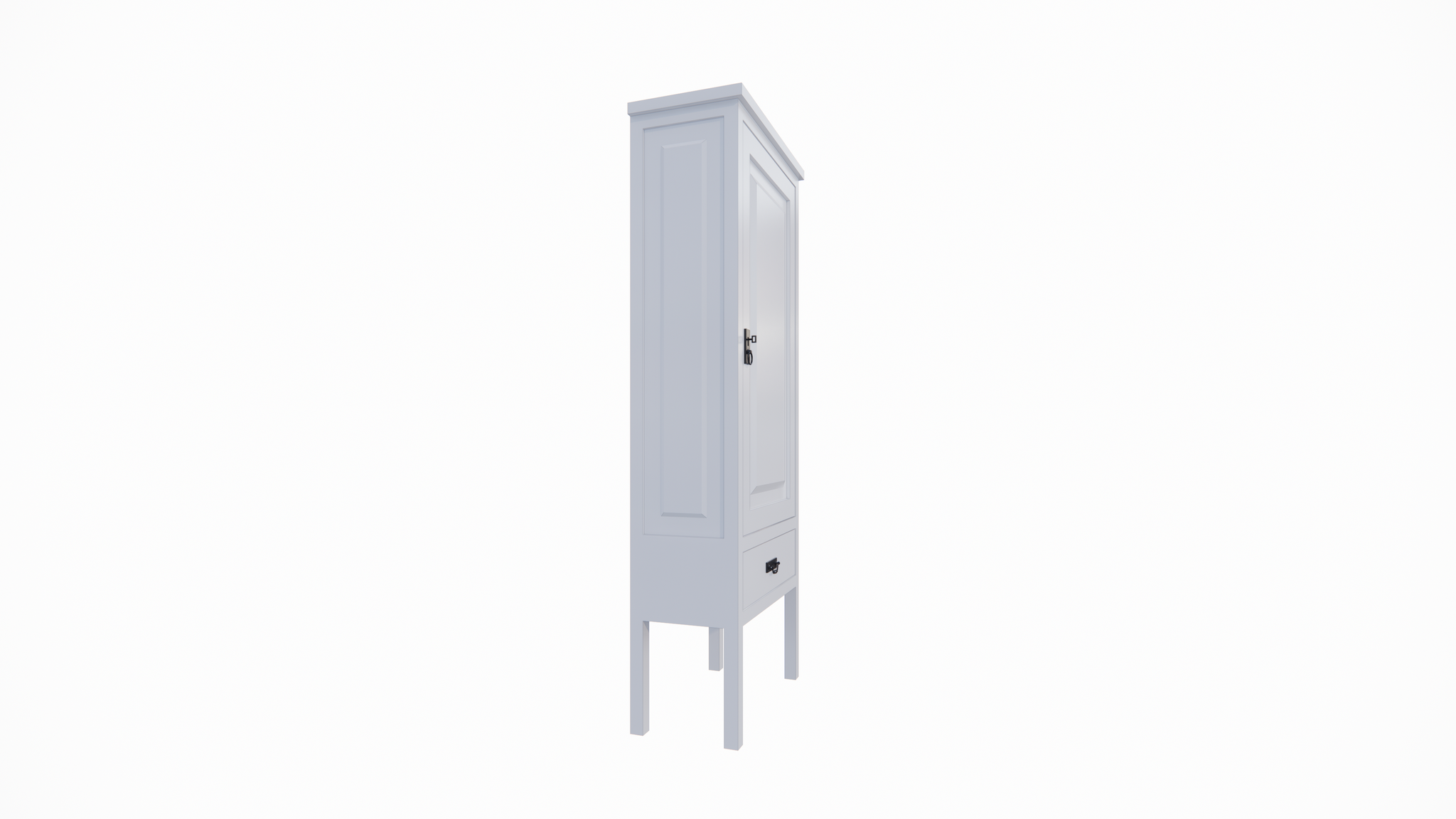 Volos Schrank - 80x40x220H cm - Schrank auf Beinen