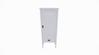 Volos Schrank - 80x40x220H cm - Schrank auf Beinen