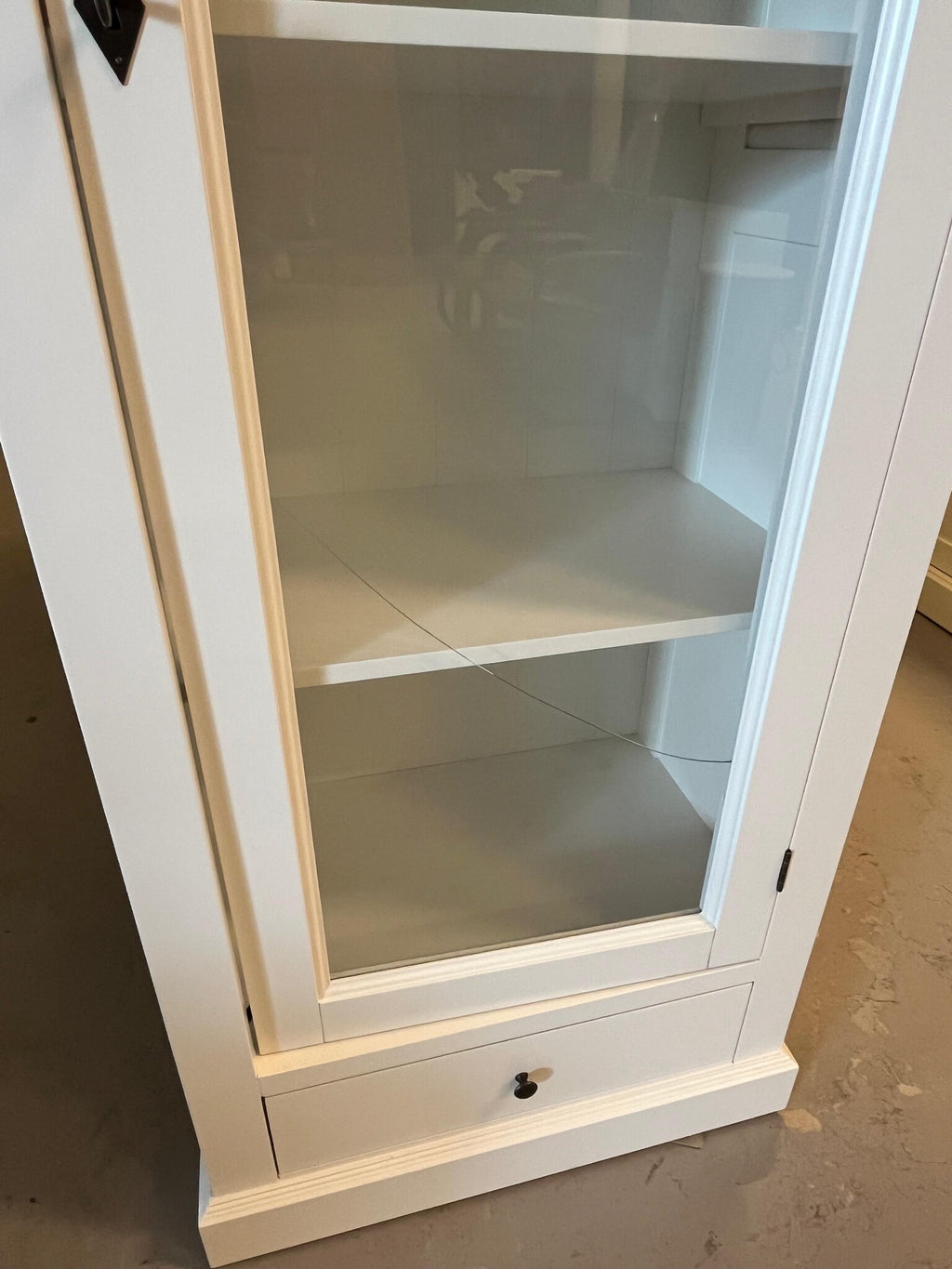 Vitrinenschrank Rougemond - 70x42x190cm