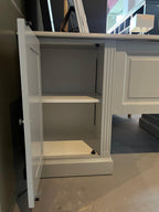 Modell anzeigen Schreibtisch Philine - 160x90x79H cm - Schubladen und Türen - RAL 7044