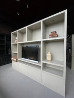 Jose Fachschrank - 300x40x240H cm - 4 push-to-open Türen