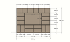 Kleiderschrank/TV-Schrank Winterberg 2 - 320x40x240H cm - TV-Fach - Cinewall - Schiebepaneele aus Eiche - offene Einlegeböden - 4 grifflose Schubladen - 6 Push-to-open-Türen - 4 grifflose Türen - schlichtes Design