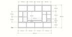 TV-Fachschrank Campos - 350x40x240H cm - TV-Fach - Cinewall - 4 push-to-open Türen - offene Fächer - schlankes Design - 5cm Fachboden- und Rahmenstärke