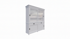 Buffetschrank Zanthus - 200x50x230H cm - runde Beine - Schiebetüren - Soft-Close-Schubladen