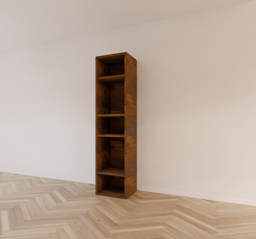 Sideboard Zoutelande - 50x42x205H cm - Eiche - offene Regale